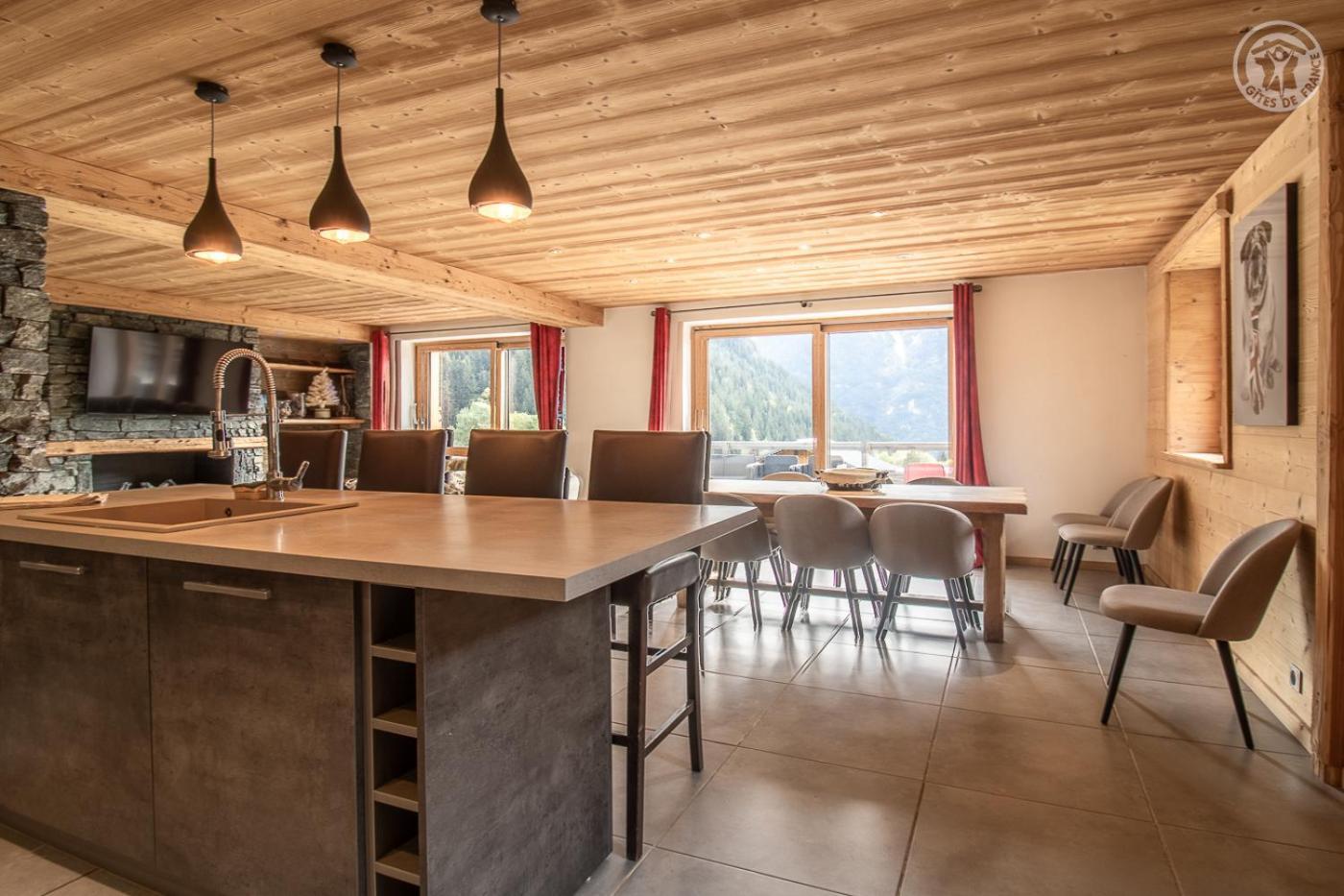 Chalet Alpin Luxe, Jacuzzi, Vue La Plagne Eksteriør billede